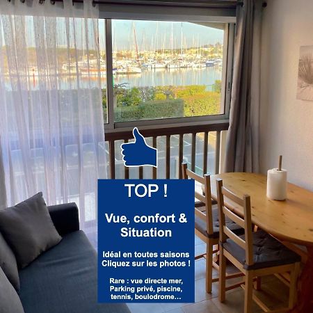 Studio Face A La Mer 4 Couchages - Gratuits Piscine Tennis Et Un Parking Prive Rare Et Tres Utile - Vue Magnifique Sur La Mer - Agreable En Toutes Saisons Ile Des Pecheurs - La Brigantine - Emplacement Et Vue Rares Au Cap D'Agde Bagian luar foto